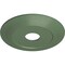 Ekena Millwork Adonis Ceiling Medallion (Fits Canopies up to 10 1/4"), 16 1/8"OD x 3 5/8"ID x 1"P, Athenian Green CM16ADAGF - alternate 2